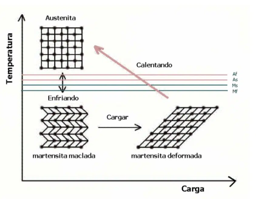 Materiales con memoria de forma, tipos y aplicaciones 2 proceso-del-cambio-de-forma