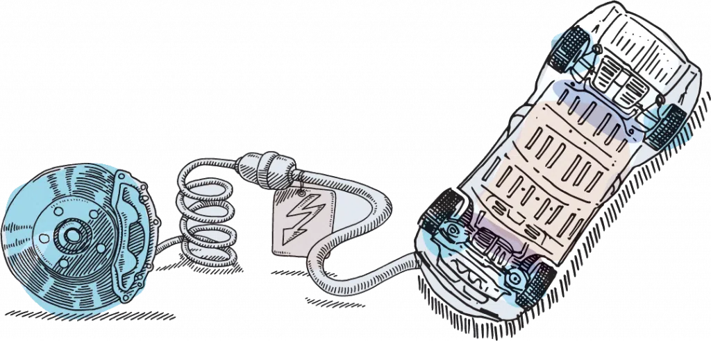 Sistema de Carga en Coches Eléctricos 3 Frenos regeneradores