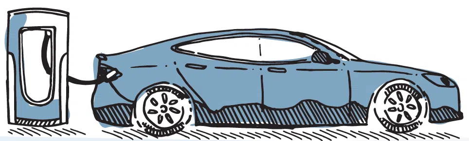 Sistema de Carga en Coches Eléctricos 2 coches eléctricos