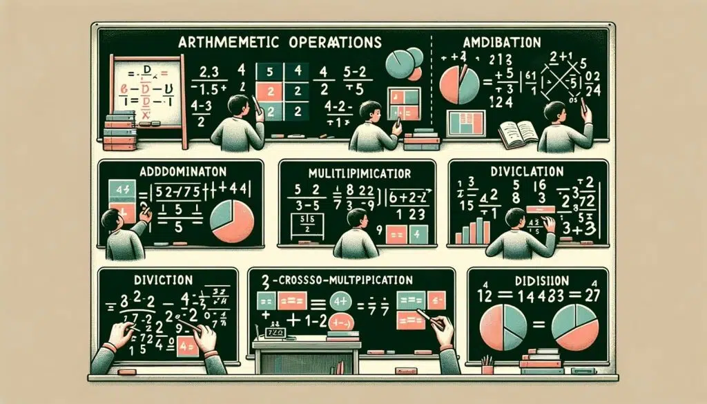 Operaciones aritméticas en fracciones 1 Operaciones Aritméticas