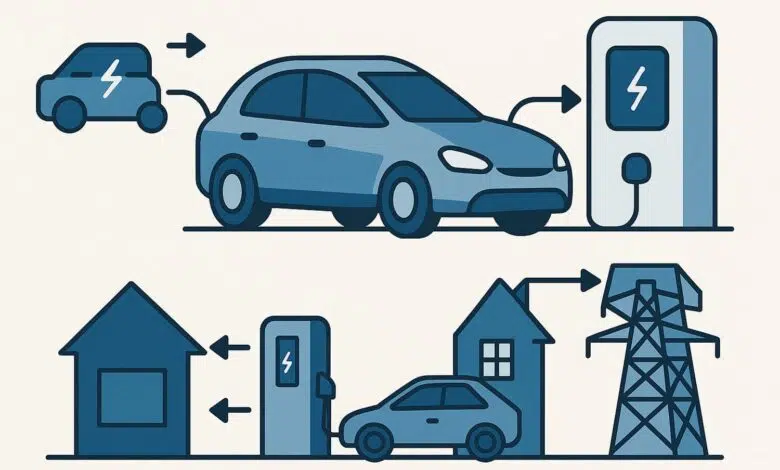 Carga bidireccional: intercambio de energía entre dispositivos 5 Carga bidireccional