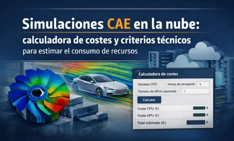 Simulaciones CAE en la nube: calculadora de costes y criterios técnicos para estimar el consumo de recursos 2 Simulaciones CAE